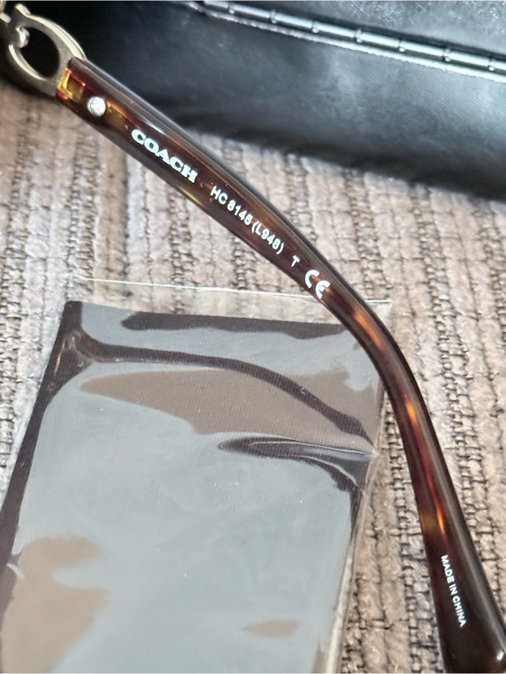 Coach Oversized Sunglasses Tortoise Brown/Gradient - Picture 10 of 11